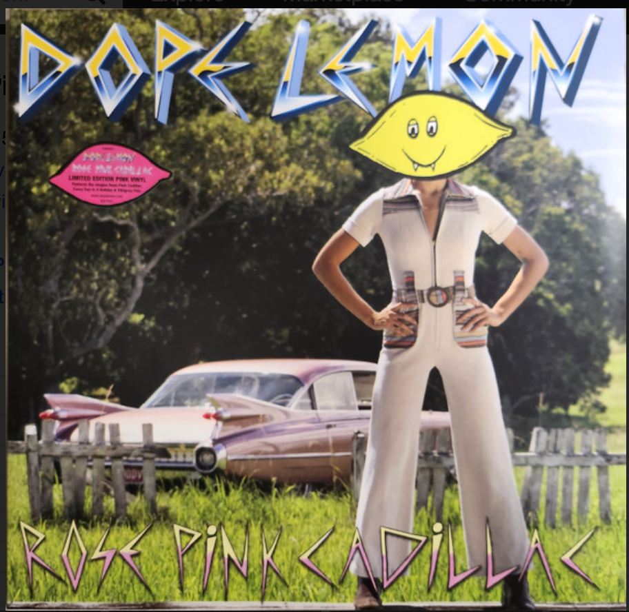 DOPE LEMON - ROSE PINK CADILLAC - pink vinyl