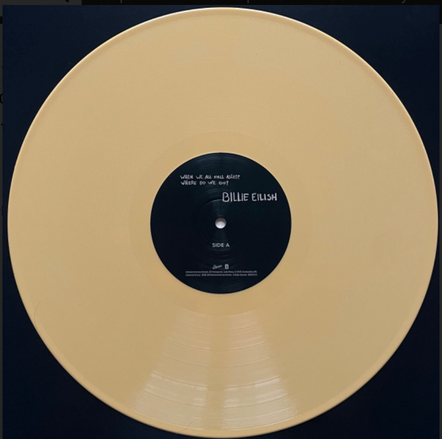 EILISH, BILLIE - WHEN WE ALL FALL ASLEEP WHERE DO WE GO? (APRICOT COLOUR VINYL)