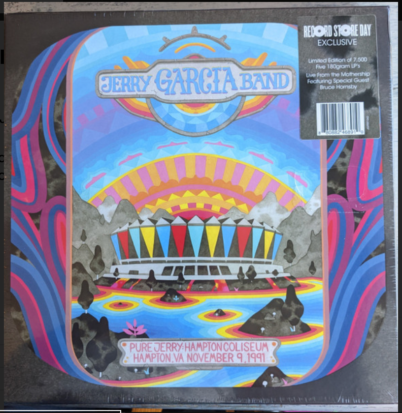 JERRY GARCIA BAND - PURE JERRY HAMPTON COLISEUM 5LP