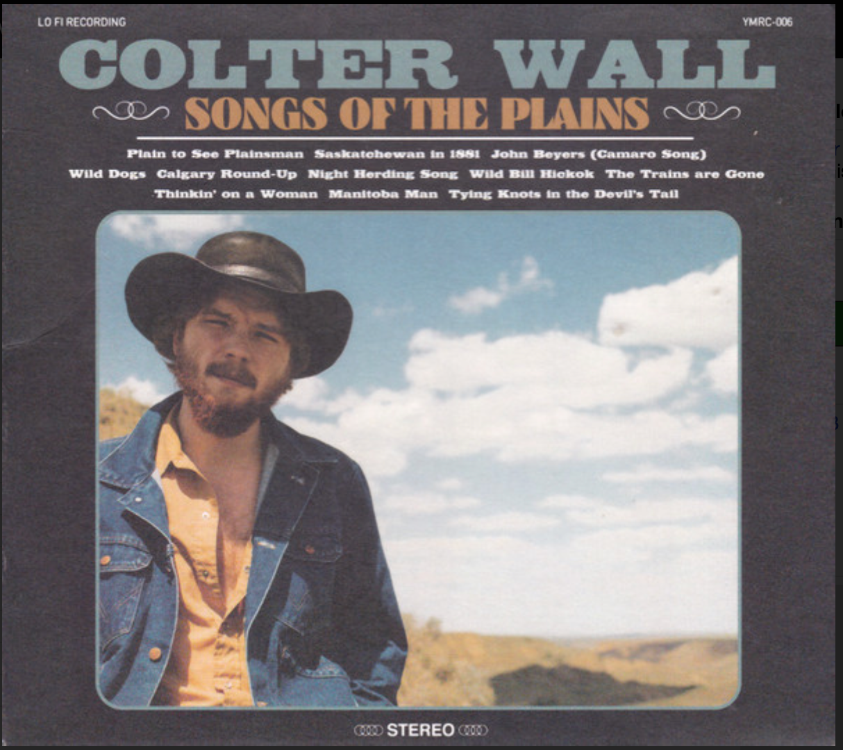 WALL, COLTER- SONGS OF THE PLAINS