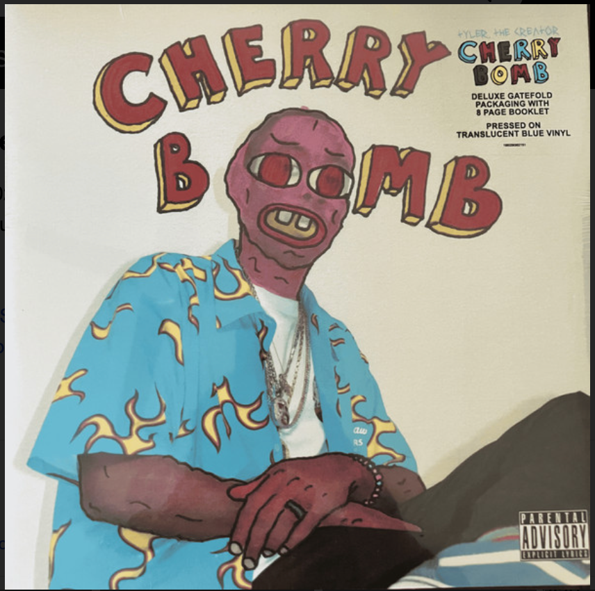 TYLER, THE CREATOR - CHERRY BOMB (MASK COVER - BLUE VINYL)