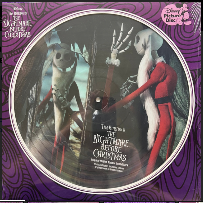 NIGHTMARE BEFORE CHRISTMAS, THE - SOUNDTRACK - DANNY ELFMAN - PICTURE DISC