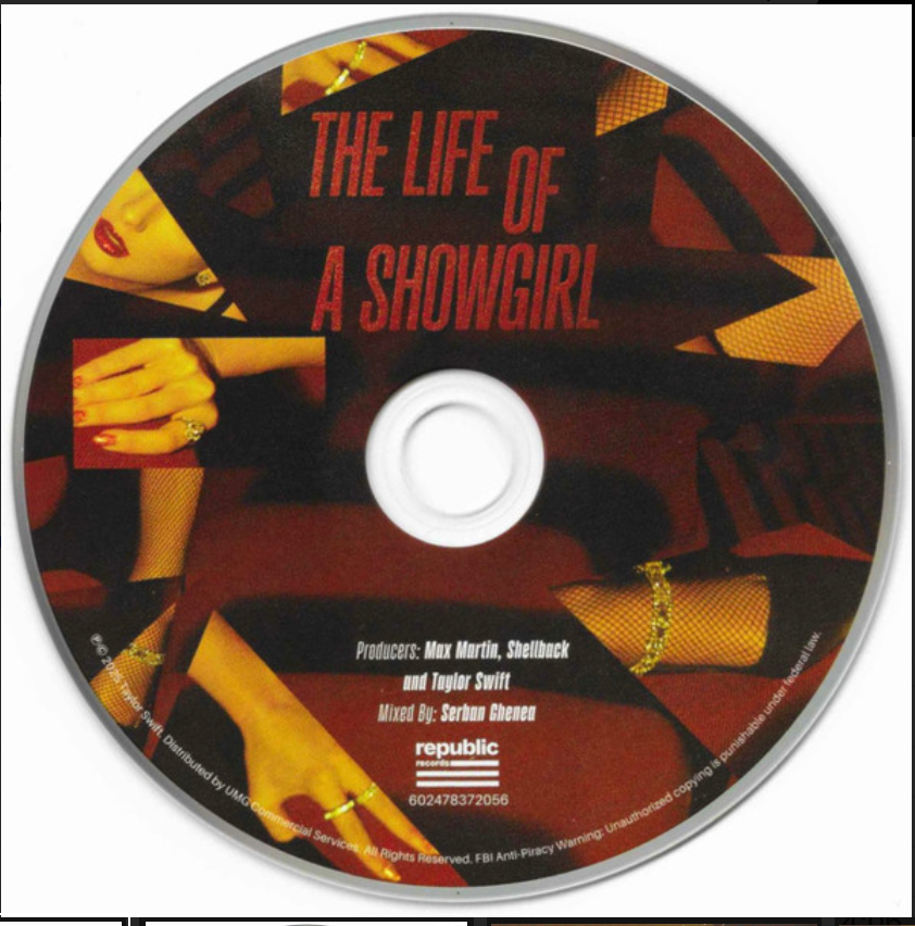 SWIFT, TAYLOR - THE LIFE OF A SHOWGIRL (CD)