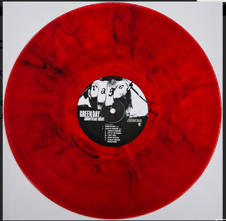 GREEN DAY - AMERICAN IDIOT - 2LP RED VINYL