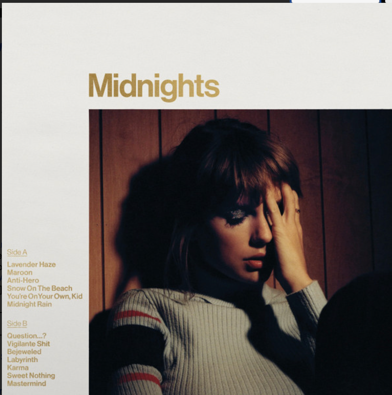 SWIFT, TAYLOR - MIDNIGHTS (MAHOGANY)