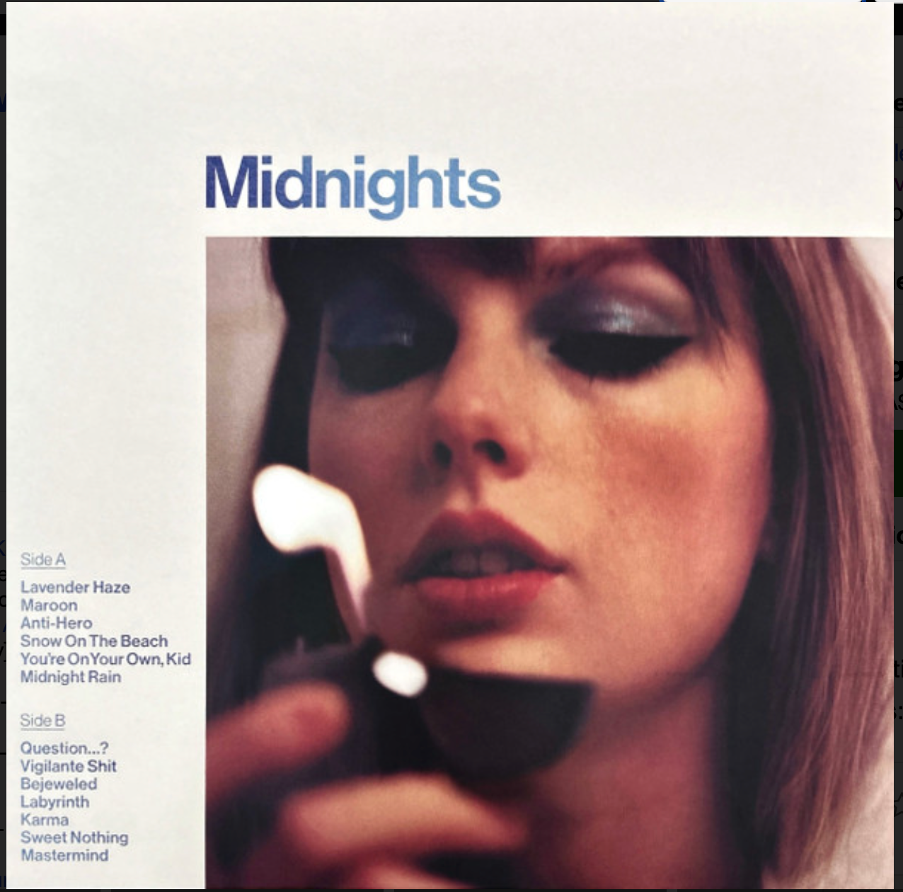 SWIFT, TAYLOR - MIDNIGHTS (MOONSTONE BLUE)
