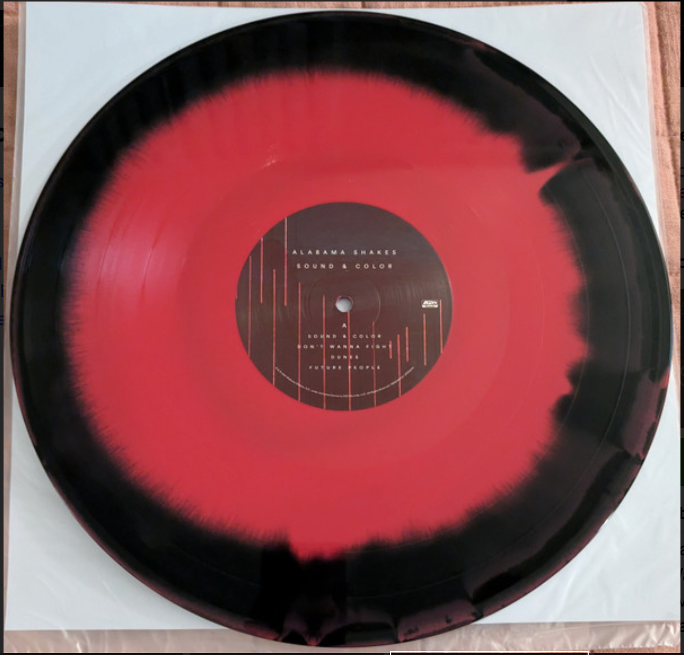 ALABAMA SHAKES - SOUND & COLOR - RED/BLACK/PINK