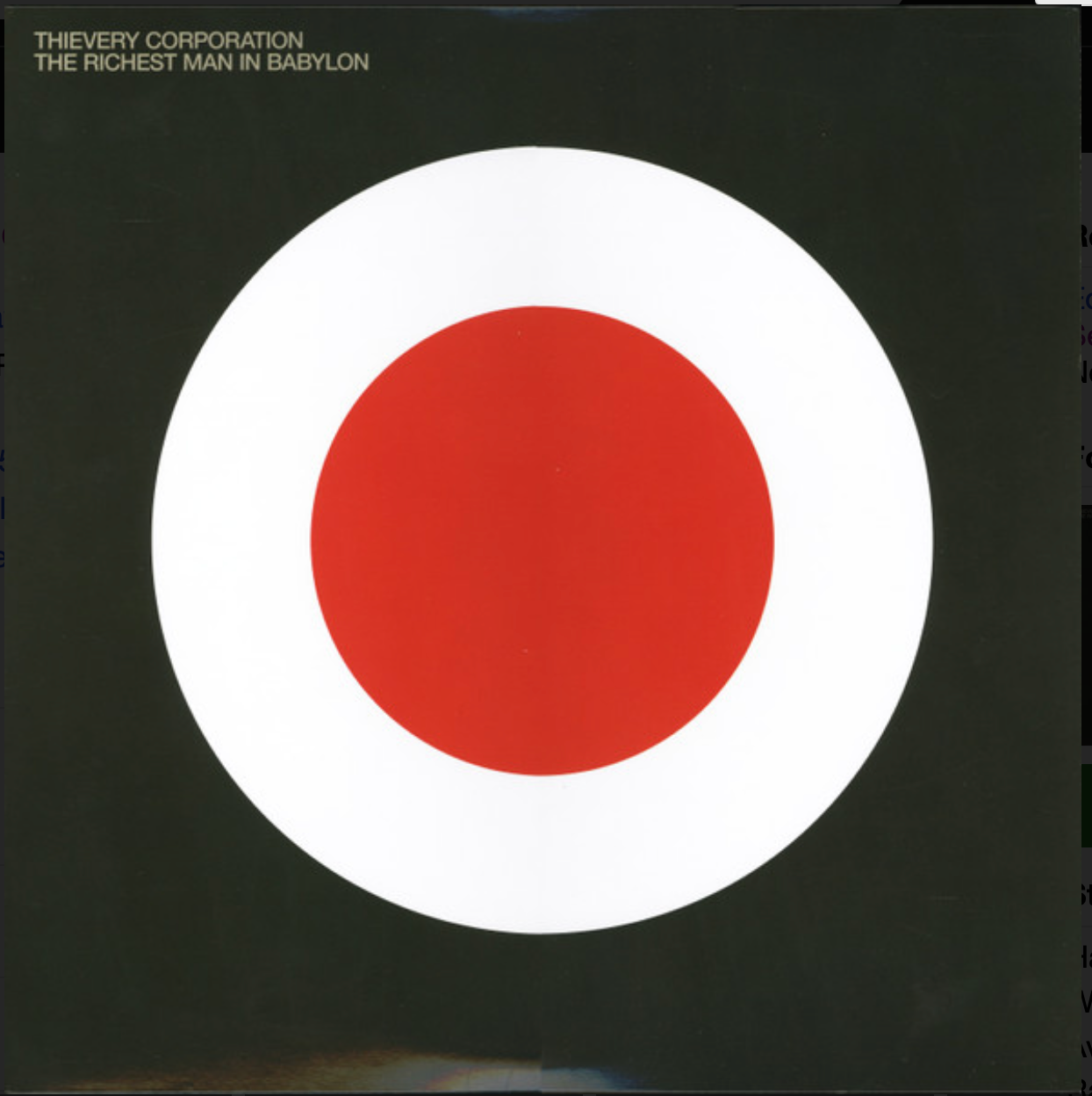 THIEVERY CORPORATION - THE RICHEST MAN IN BABYLON
