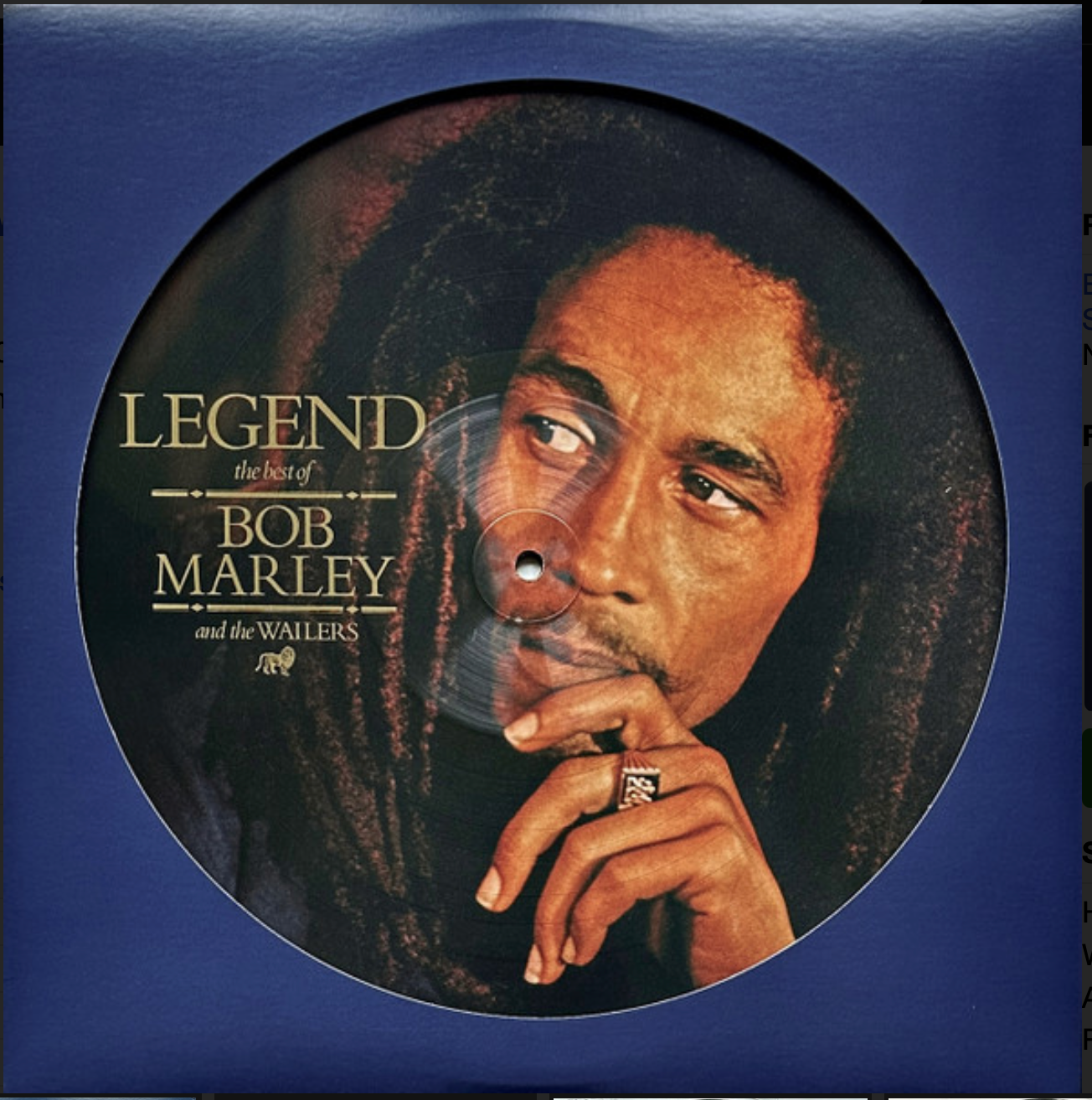 MARLEY, BOB - LEGEND (Picture Disc)
