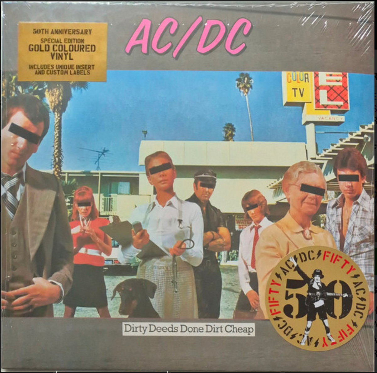 AC/DC - DIRTY DEEDS DONE DIRT CHEAP (GOLD VINYL)