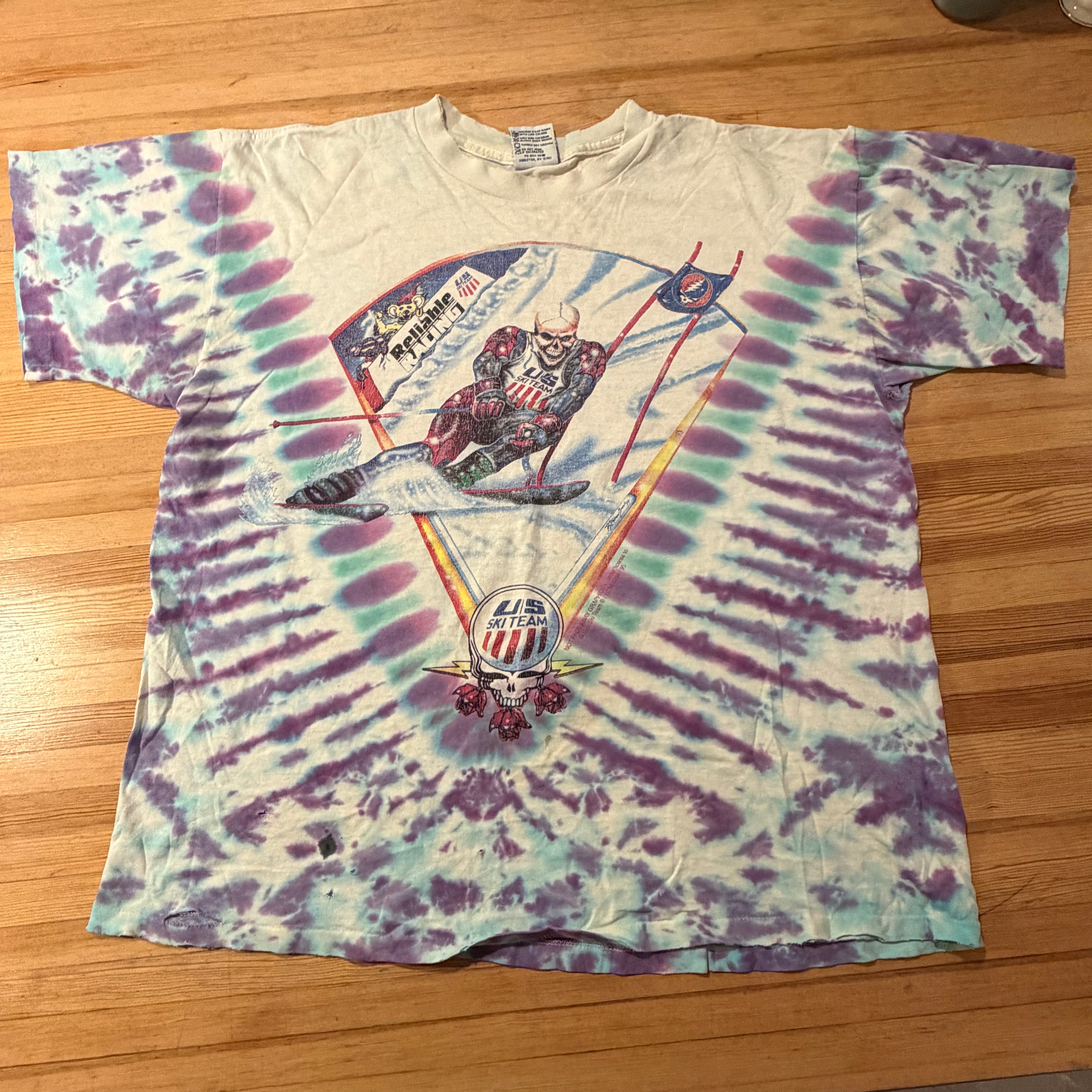 T-SHIRT - GRATEFUL DEAD - NOT FADE AWAY - WINTER '94 '95