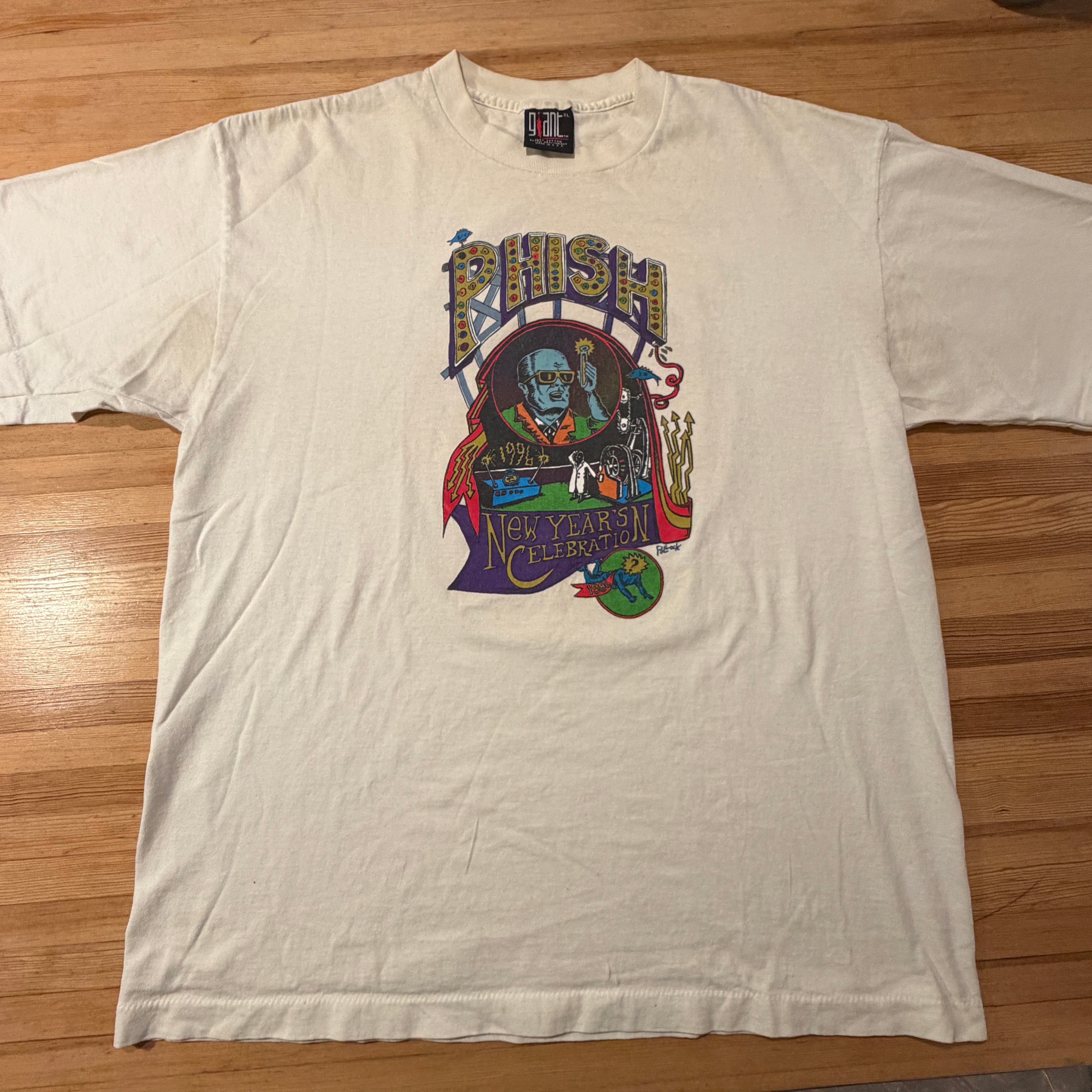 T-SHIRT - PHISH - NYE MSG 1995