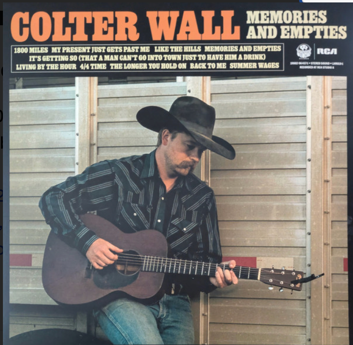 WALL, COLTER - MEMORIES AND EMPTIES