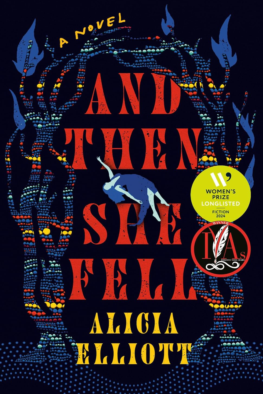latest book by Alicia Elliott cover of a woman falling 