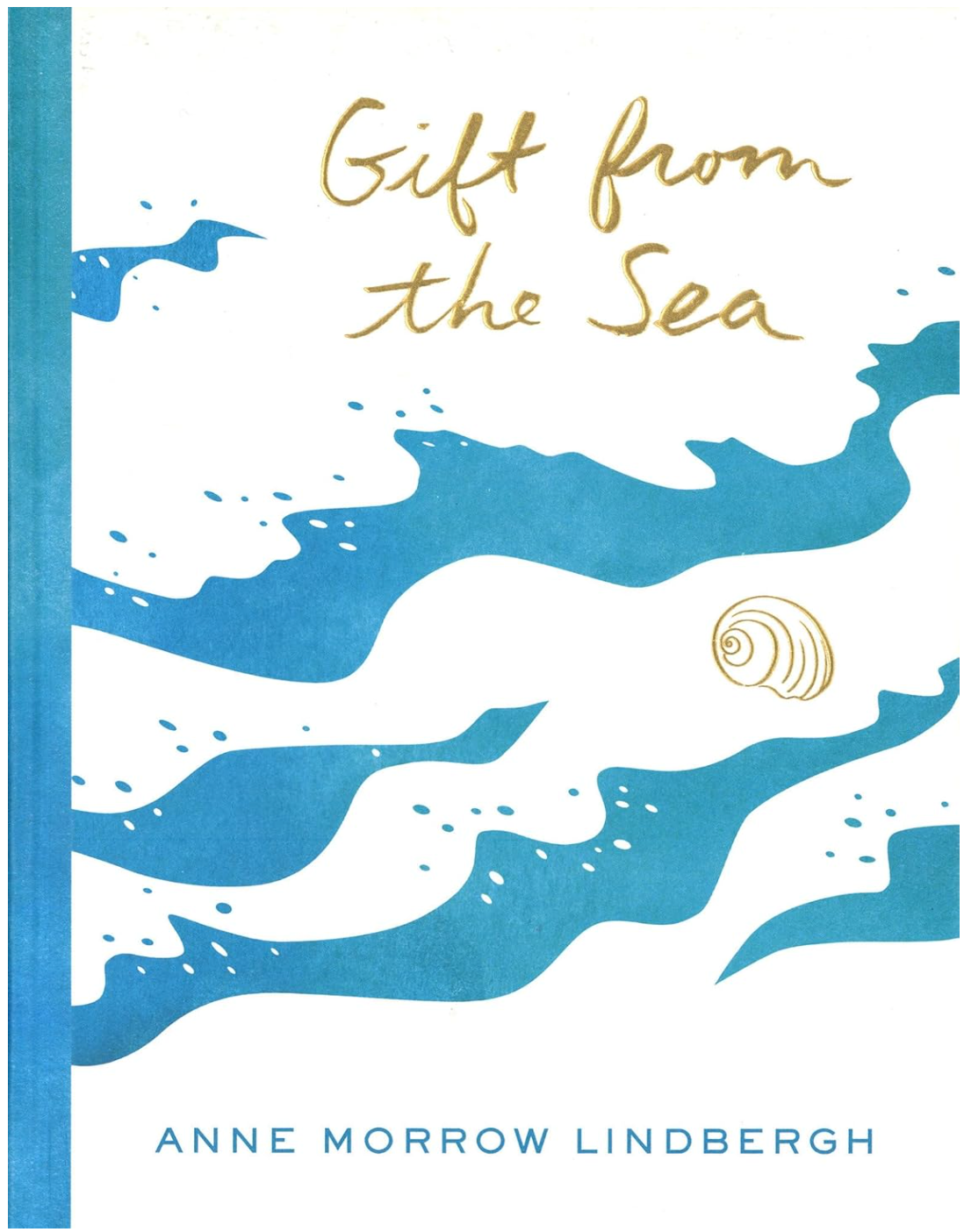 water and a shell with book title