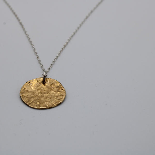 Brass Sun Necklace