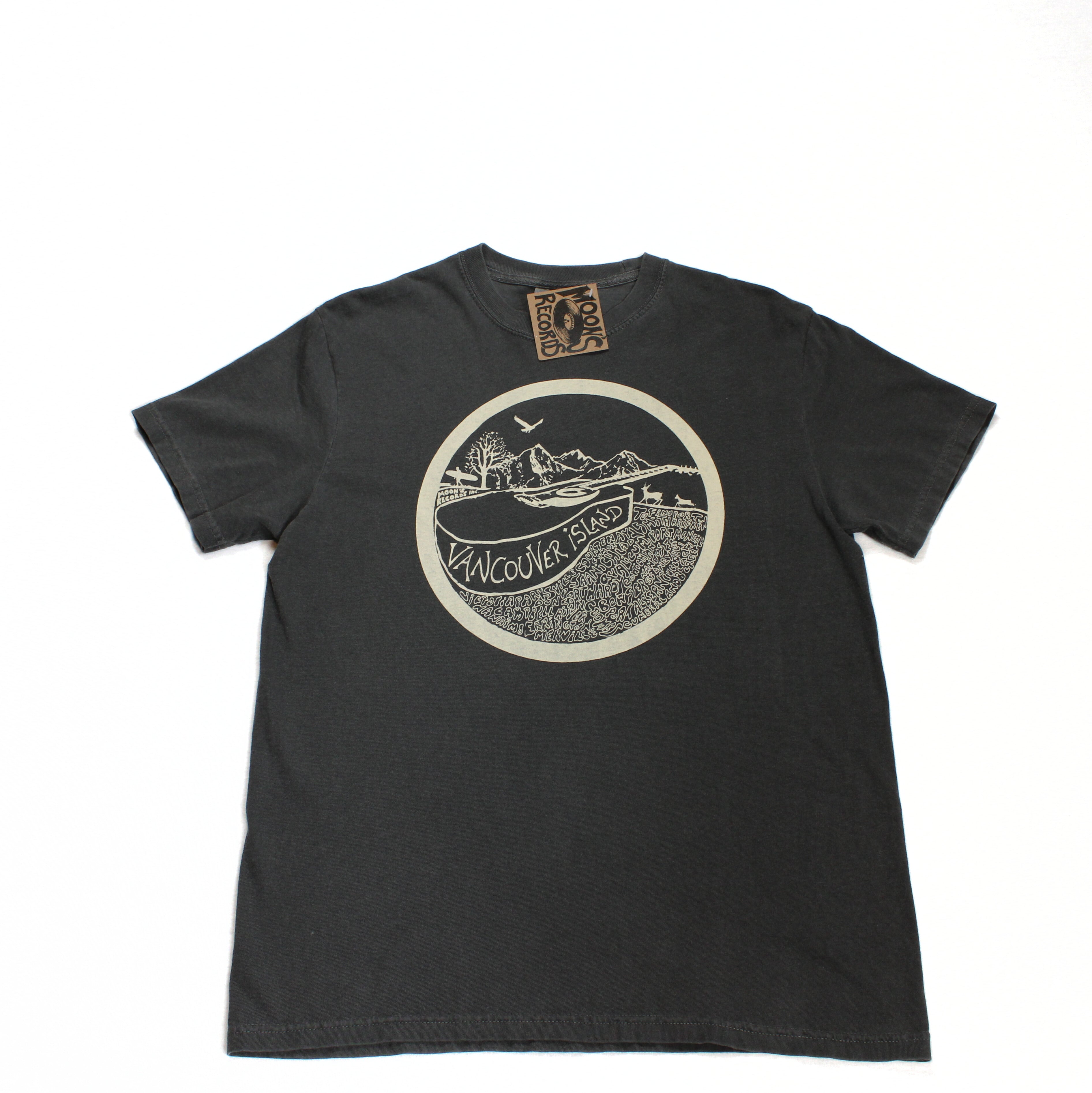 vancouver island guitar t-shirt for music lovers