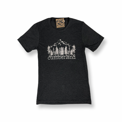 cumberland bc t-shirt mountain town t-shirt t shirt for hikers mountain bikers and campers