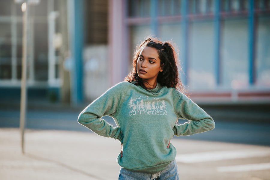 Cumberland Print Crew Neck Sweatshirt