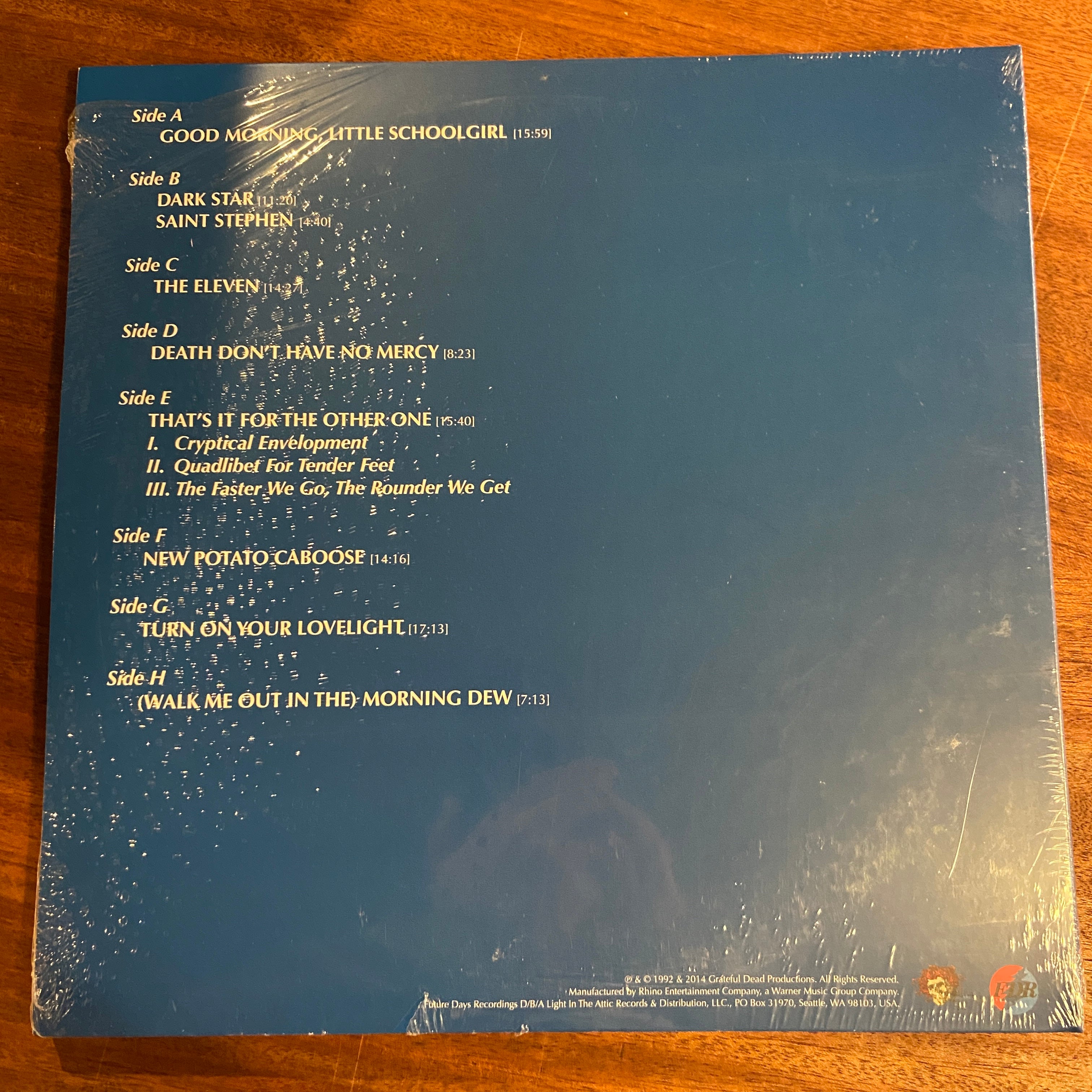 Grateful Dead - Two From The Vault 4LP