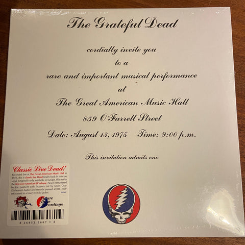 Grateful Dead - One From The Vault - 3LP