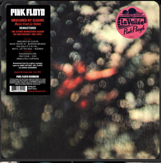 PINK FLOYD - OBSCURED BY CLOUDS - LP