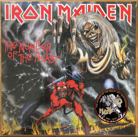 IRON MAIDEN - THE NUMBER OF THE BEAST - LP (40th Ann.)