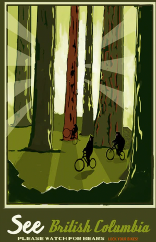 Lock Your Bikes - Skookum Prints