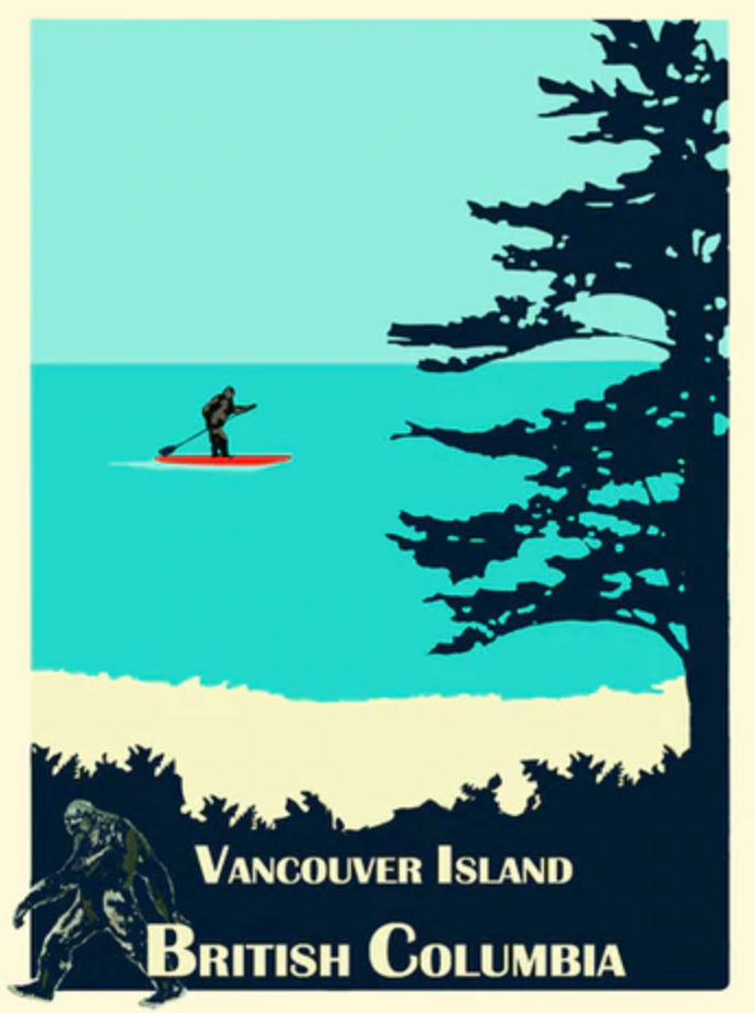 Bigfoot Paddleboarder