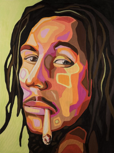 Bob Marley - Carla Mooking Art