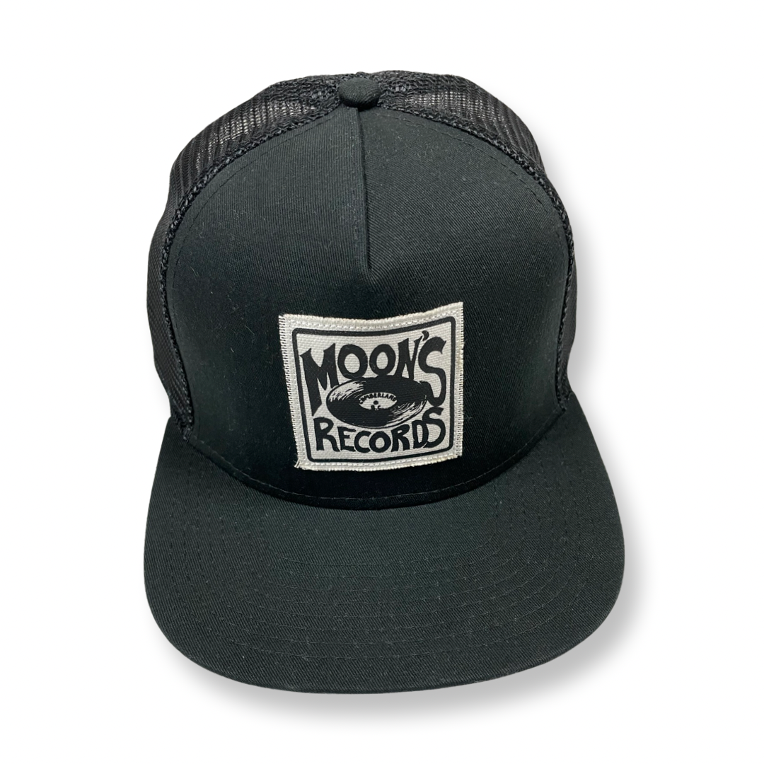 moon's records baseball hat retro record store clothing for music lovers. records store clothing rock t shirts